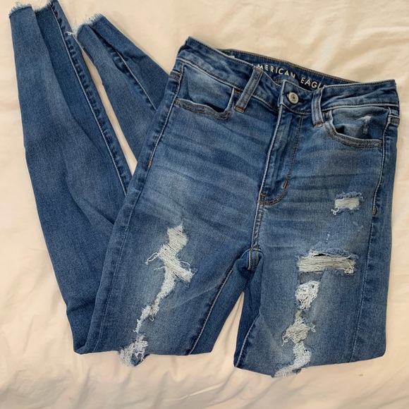 AMERICAN EAGLE super high rise jeggings - Picture 1 of 5